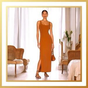 L*SPACE Mara Midi Dress Amber Size XS